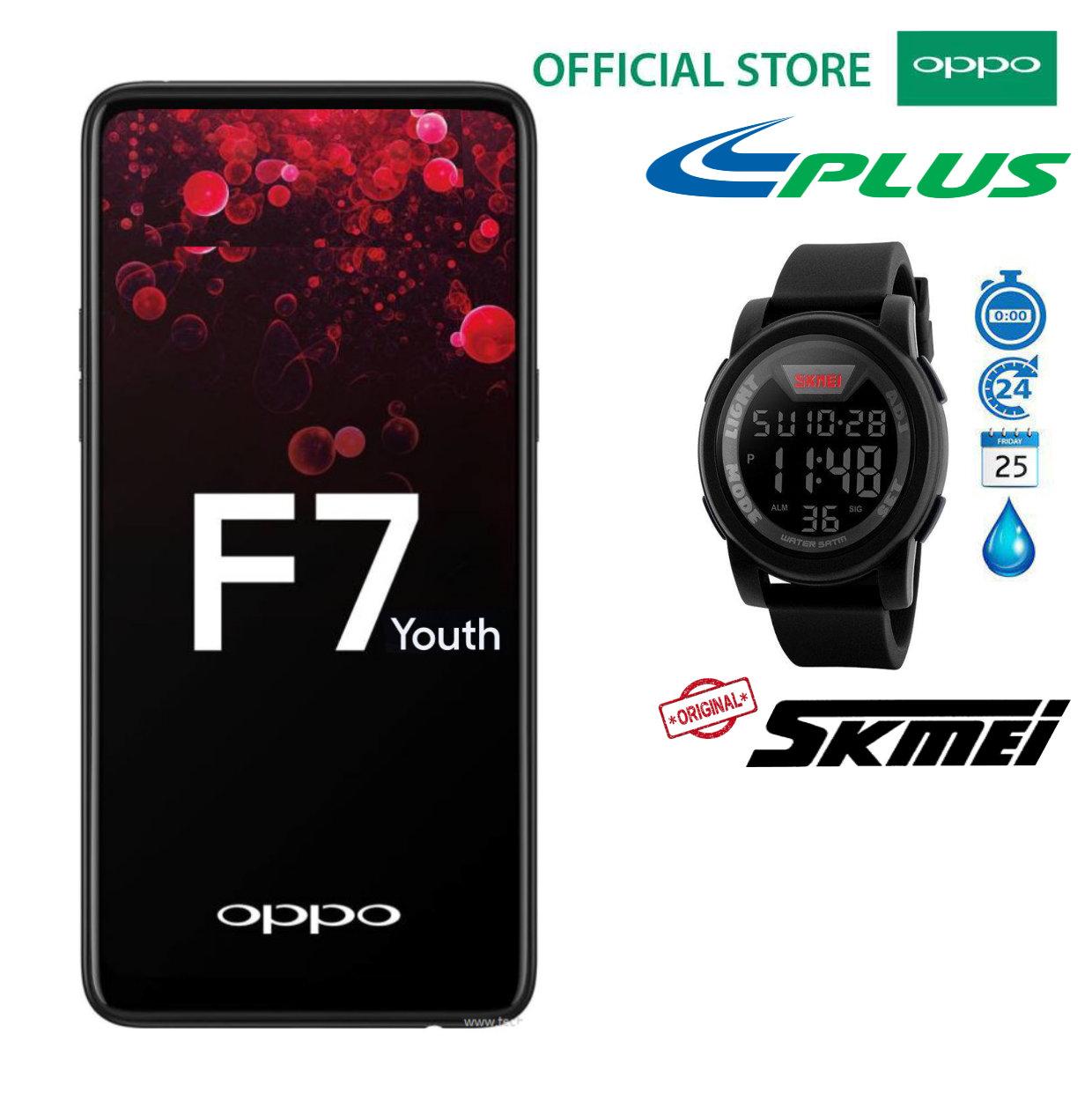 OPPO F7 YOUTH 4/64GB - Black Plus SKMEI 1142A