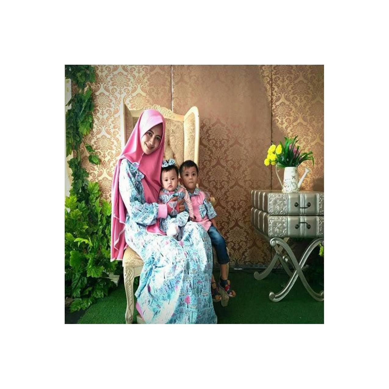 Gamis Paris set dewasa termurah murah bahan katun jepang