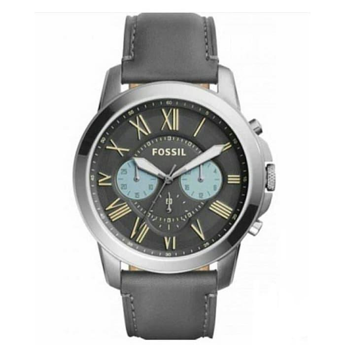 Hemat 10%!! Jam Tangan Cowo Fossil Watch Grant Gunmetal Fs5183 Original Asli - ready stoC-K