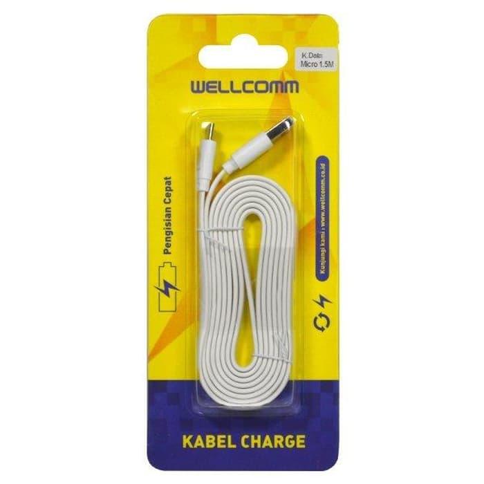 CABLE KABEL DATA WELLCOMM ORIGINAL 100% FOR ANDROID 2M