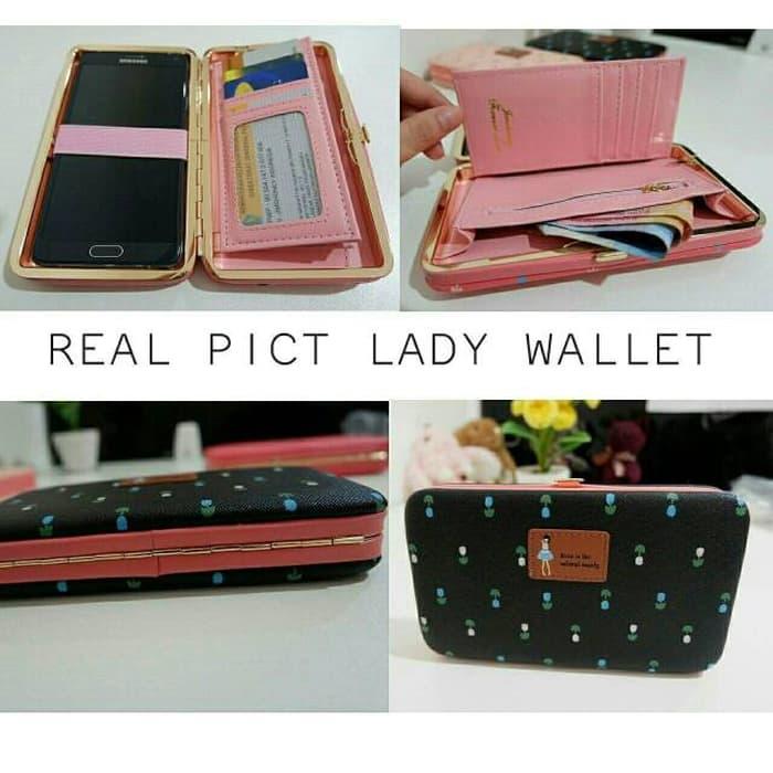 PROMO!!! DOMPET LUCU UNIK ADA KARET UNTUK HP LADY WALLET JIMSHONEY - Um43dN