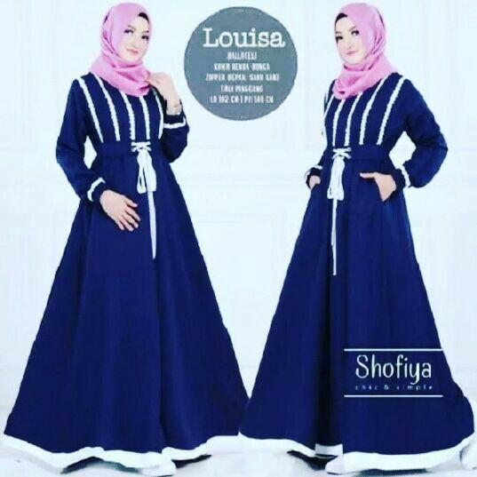 Gamis busui - Gamis Syari - Gamis Casual Balotely LST - Ranaya Fashion