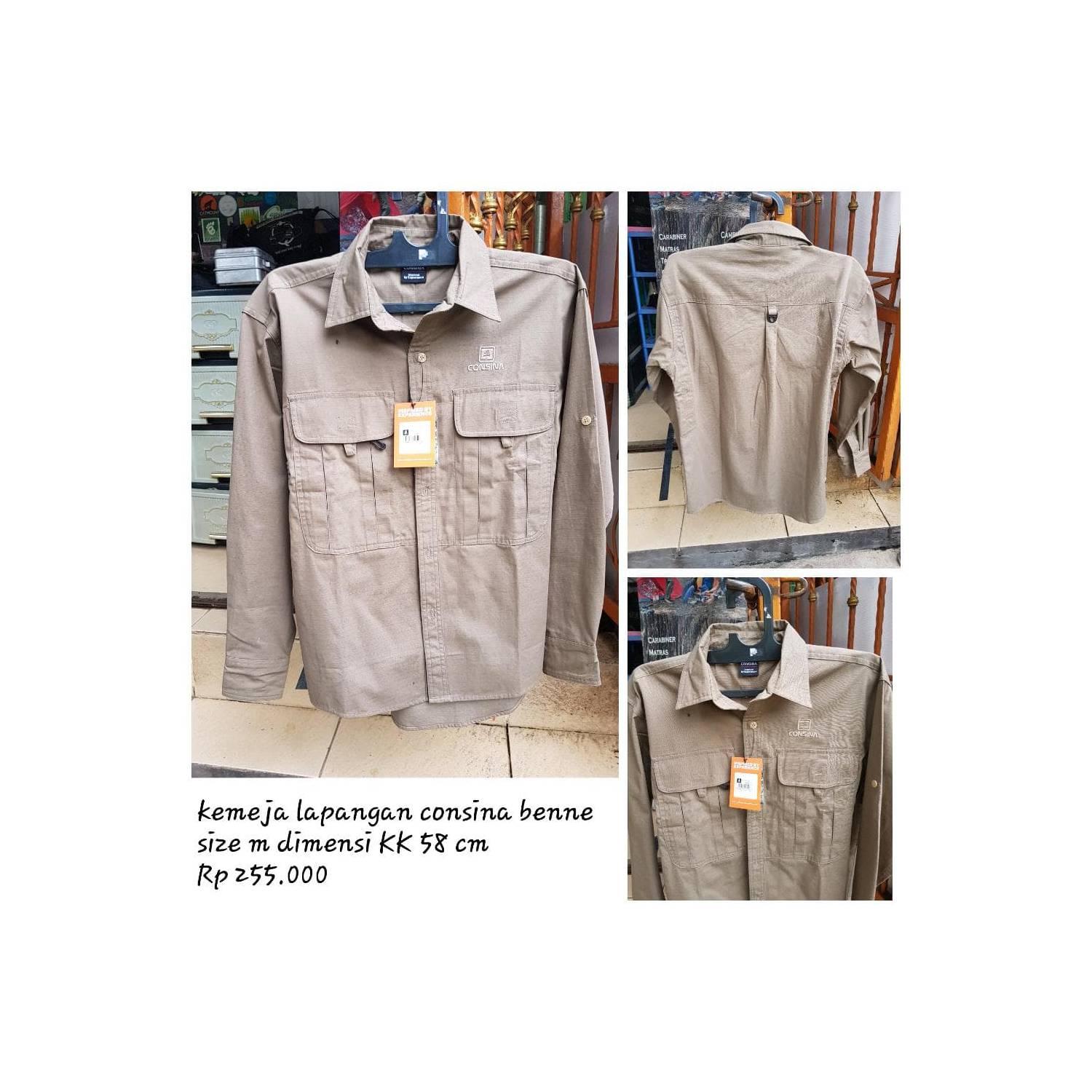 kemeja lapangan consina tipe benne size M Limited