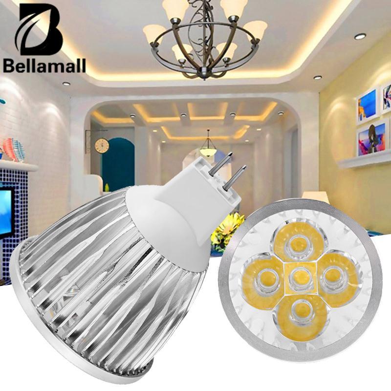 Bellamall MR16 LED Lampu Sorot Indoor Pencahayaan Ruangan Perlengkapan Rumah Tangga Putih 12 V 5 W
