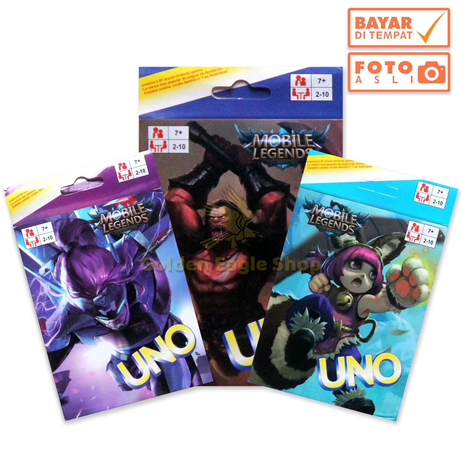 Jual Produk UNO line Terbaru di Lazada Mainan Anak Mainan Kartu UNO Card Mobile Legends MODEL RANDOM