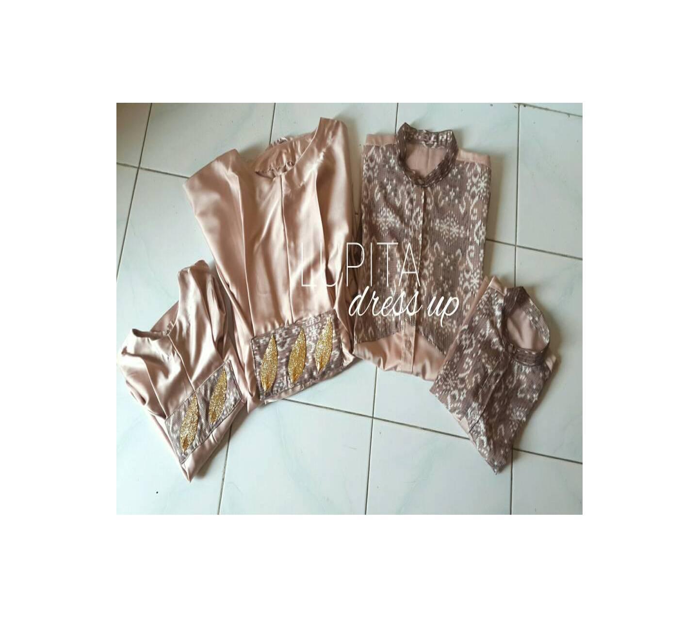 couple keluarga (ibu all size+ayah xxl+kaftan anak 8-12Y+koko baby