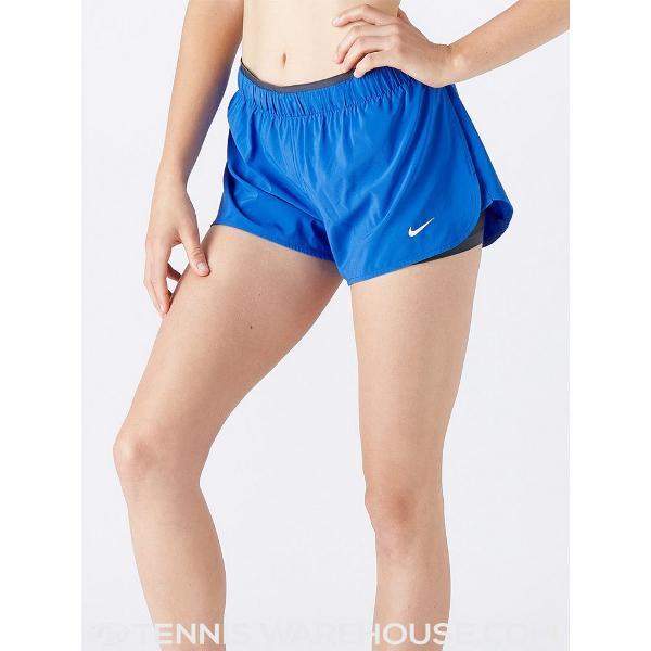 Celana Lari Nike Women Team Full Flex 2-in-1 2.0 Short Original warna biru