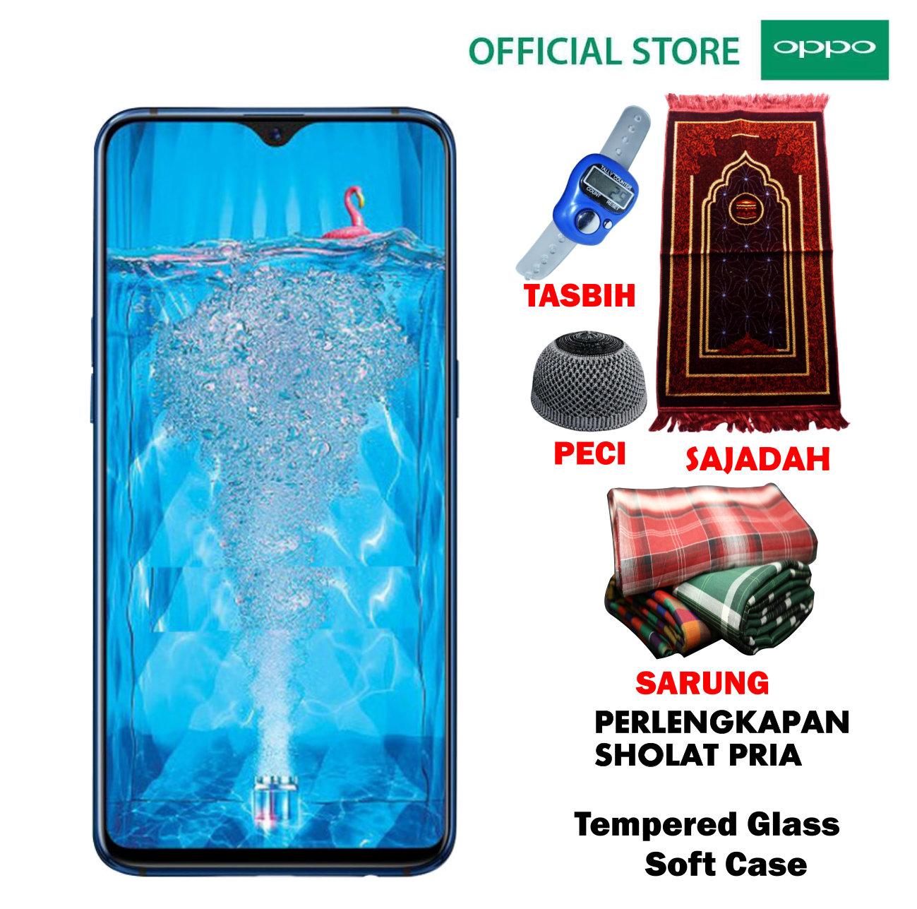 OPPO F9 4/64GB - Plus Perlengkapan Sholat Pria