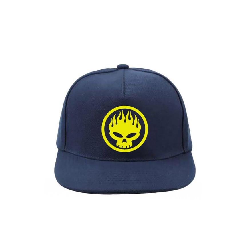 Jakarta Distro Topi Snapback Skull Yellow Nevy Premium