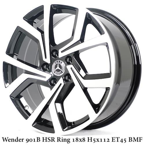 velg mobil hsr WENDER 901B HSR R18X8 H5X112 ET45 BMF