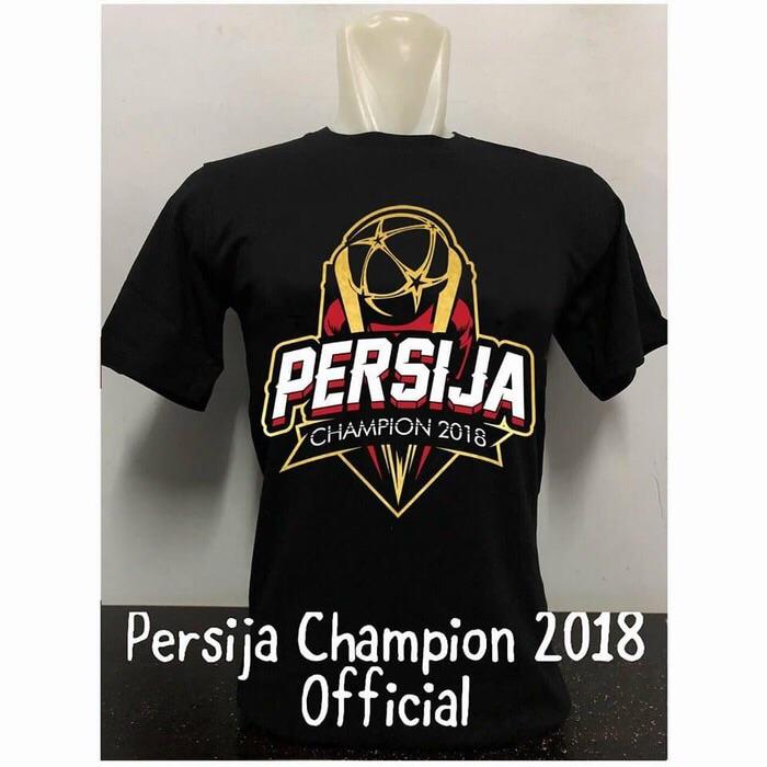 KAOS DISTRO TSHIRT PERSIJA JAKARTA JUARA PIALA PRESIDEN 2018 - BAJU BOLA - KAOS BOLA - SERAGAM SEPAK BOLA
