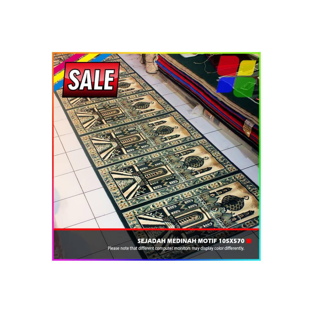 PROMO Sajadah Karpet Masjid Mushola Medinah 105x570cm