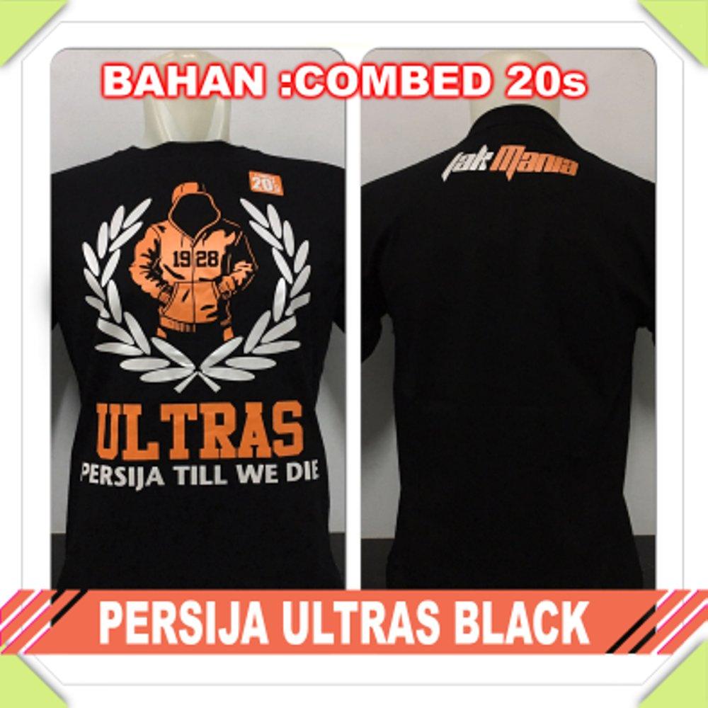kaos persija Jakarta ultras the jak mania combed hitam baju distro t shirt grosir murah di lapak Zuperone mart superone