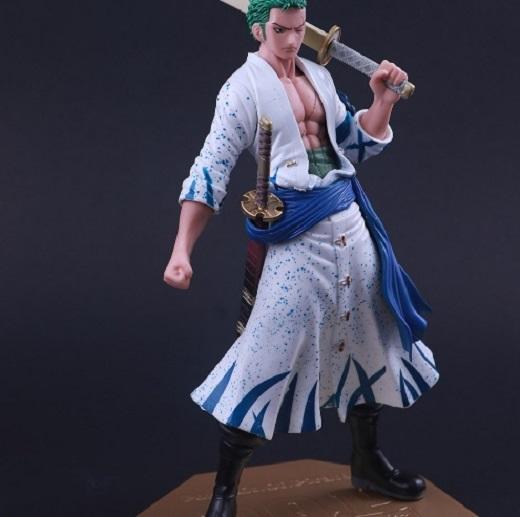 Action Figure P.O.P One Piece Excellent Model Roronoa Zoro White Coat