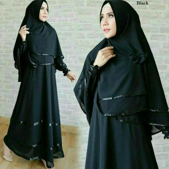 Vshop91jkt - Syari Anggun Syari 2in1 gamis Polos Gamis Muslim Pakaian Muslim Baju Muslim Najwa Hijab Setelan Muslim Baju Setelan Muslim Pakaian Anak Muslim Syari Wanita Syari Dewasa JUmpsuit Muslim Dress Muslim Syari Anak Tunik