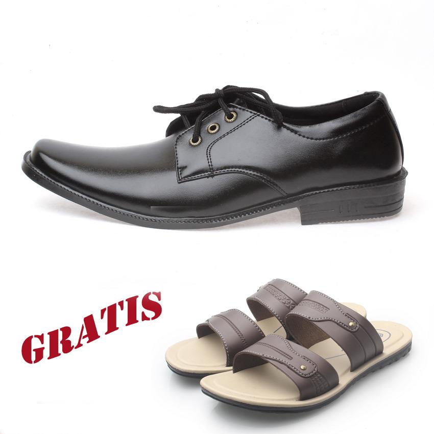 Kaiko / RK shoes / fashion pria / sepatu / sepatu pria / sepatu cowo / sepatu cowok / sepatu formal pria / sepatu kerja / sepatu formal pria / sepatu kerja pria /  sepatu kulit / sepatu kulit pria / sepatu formal pria RF01 GRATIS sandal pria R2 coklat