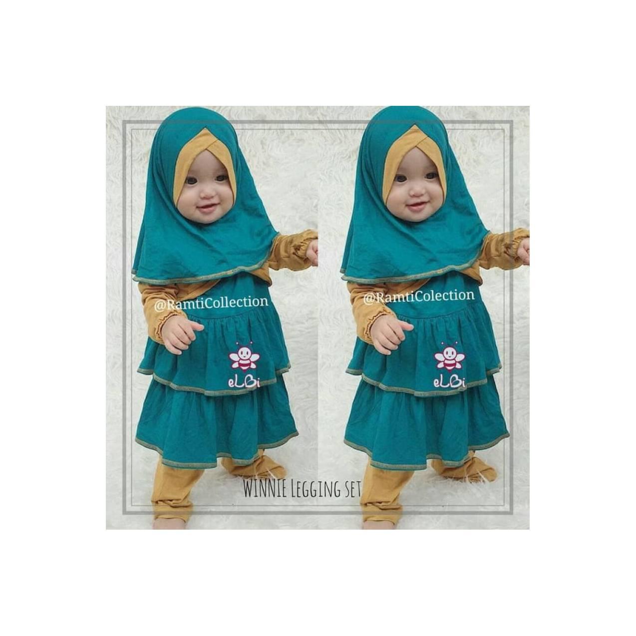 baju gamis jilbab anak murah I toko grosir baju anak surabaya I Winnie