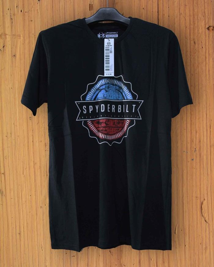 Baju Kaos Distro Surfing Spyderbilt Black