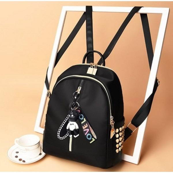 HOT NEW RESTOCK+BEST SELLER QQ810338-BAG BLACK RANSEL + GANTUNGAN TAS IMPORT WANITA MURAH KOREA STYLE