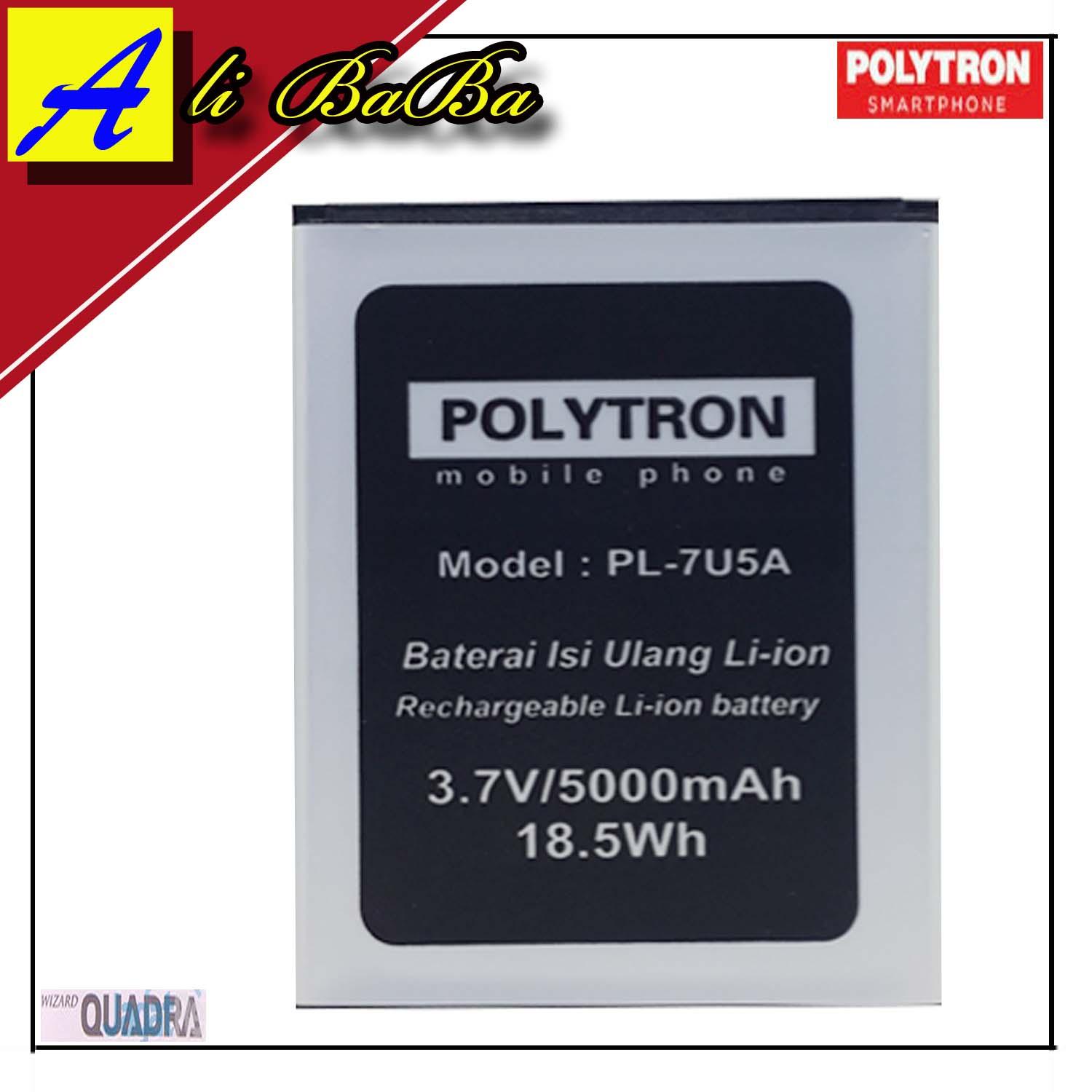 Baterai Handphone Polytron Wizard Quadra W7450 PL-7U5A Double Power
