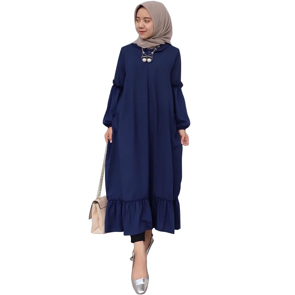 Tunik Luna / Blus Luna / Blouse Muslim / Atasan Wanita Long Top Luna Lengan Panjang