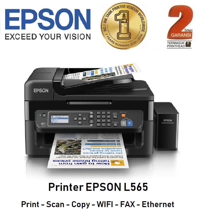 Epson Printer L565 Print- Scan - Copy- WIFI - Fax