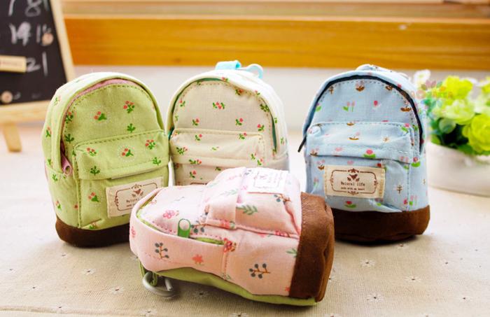Tas mini motif bunga cantik /tas kecil imut lucu - FTS030 - Hijau / Promo Tas Ransel Wanita Murah Kecil Lucu Terbaru Import Korea Batam Untuk Kuliah Miniso Elizabeth