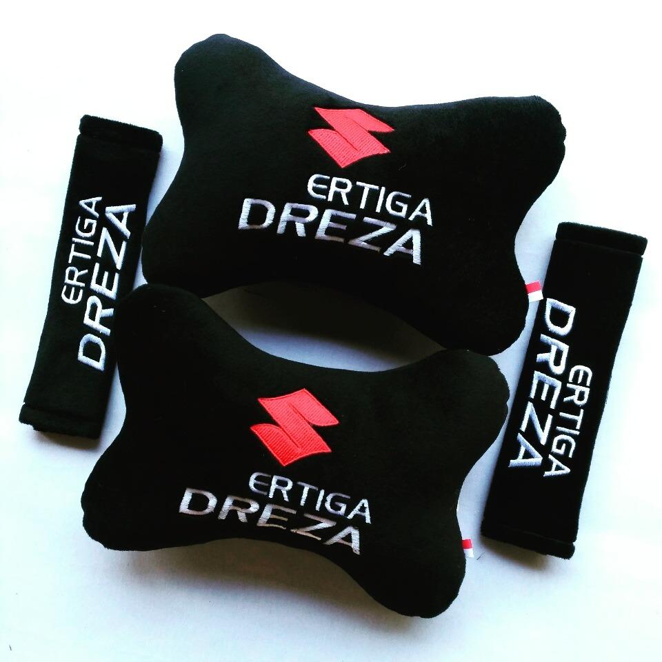 Bantal Mobil Suzuki ERTIGA DREEZA Hitam - 2 in 1 (Car Seat Sandaran Jok Mobil)