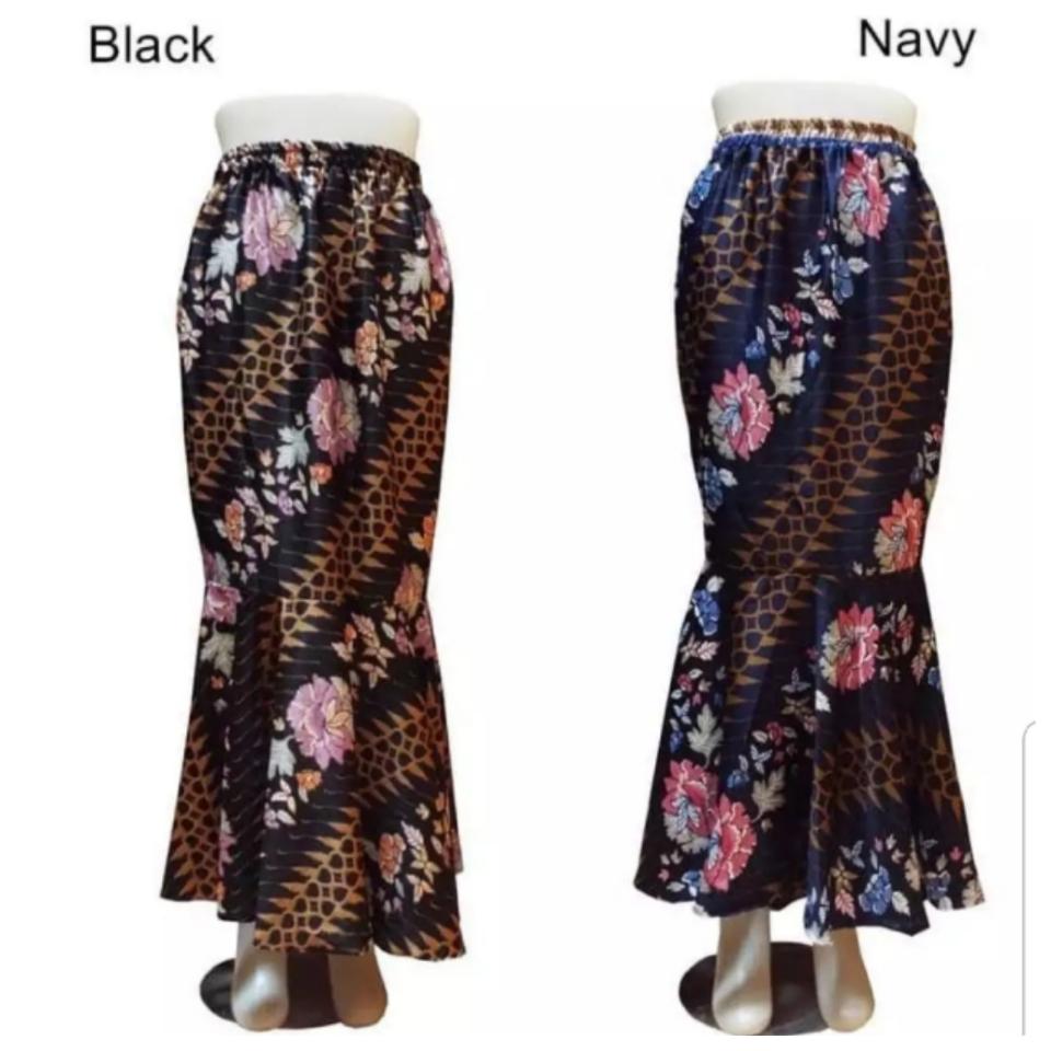 ROK DUYUNG - ROK BATIK LONCENG - ROK BATIK MERMAID - ROK BAWAHAN KEBAYA KEMBANG SEPATU HITAM