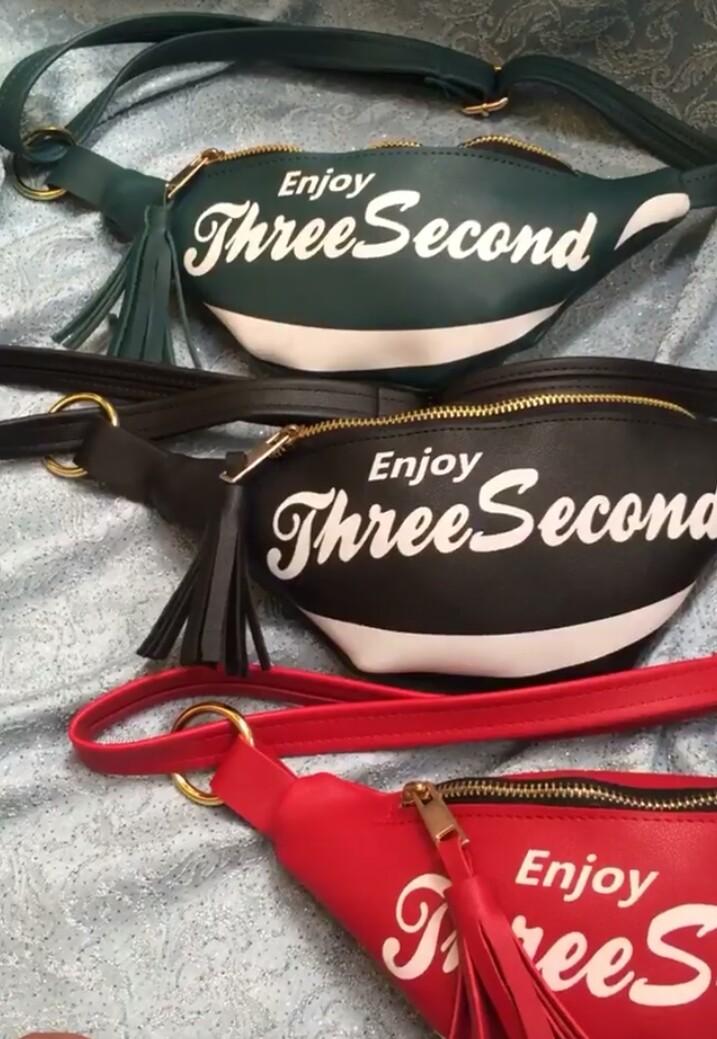 Anischa - SALE Tas Wanita / Waistbag Enjoy Three Second / Dompet Wanita / Waist Bag / Sling Mini Hp / Dompet Fashion / Tas Selempang / Tas Bahu Wanita / Tas Cewek / Tas Murah / Tas Ransel / Tas Wanita Murah / Tas Cantik / Tas Kuliah / Sling Bag