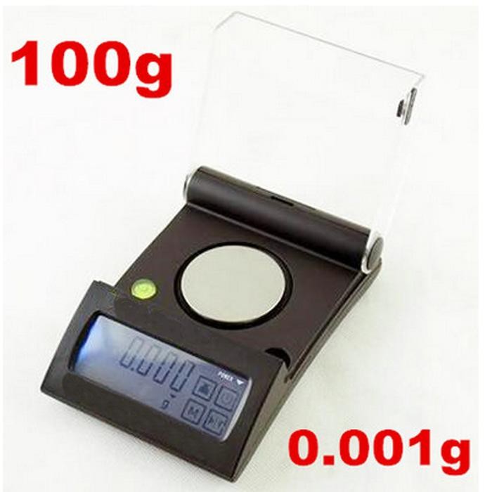 BEST SELLER - Timbangan Digital LAB Layar Besar Tombol Sentuh 0,001gr 0.001G - 100G