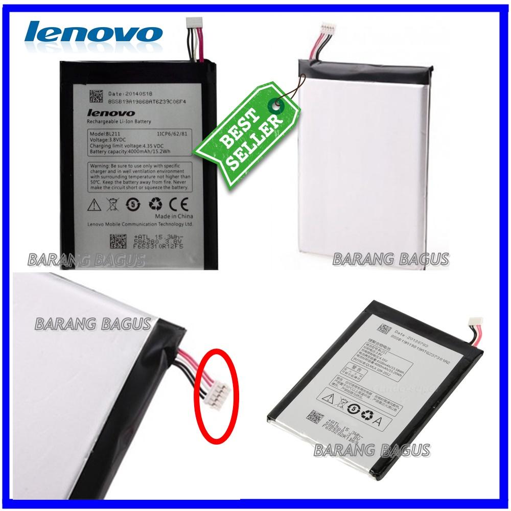 Lenovo Baterai / Battery BL211 Original For Lenovo P780 Kapasitas 4000mAh ( barang bagus )