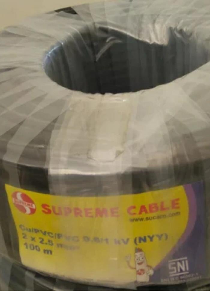 Kabel Listrik NYY 2x2,5 mm2
