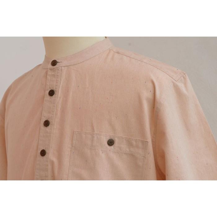 Kurta Koko Gamis Pria Elegan Ahsanta Salem Gerimis Unik Mewah (L)