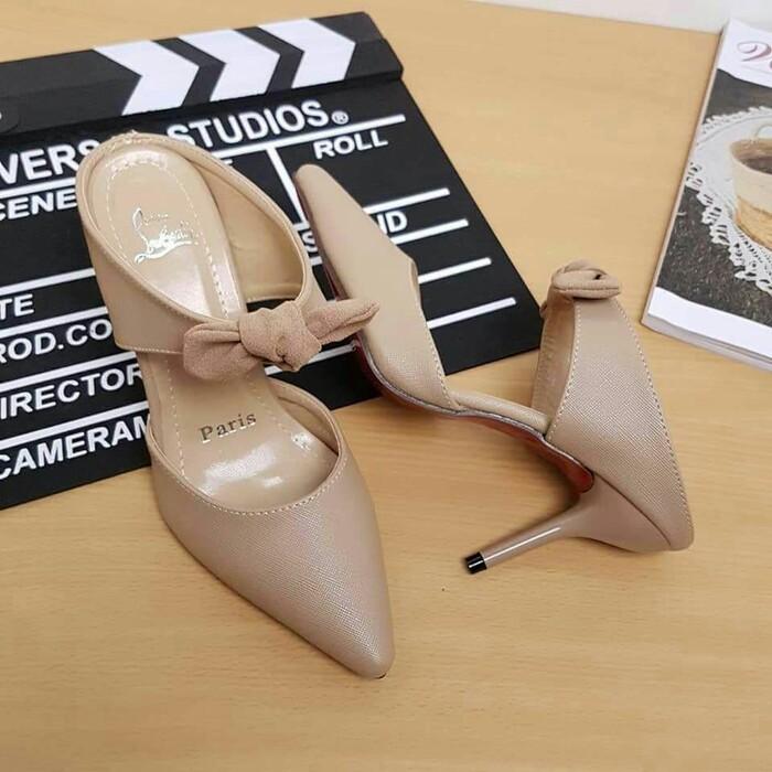 ONETHO - SANDAL HIGH HEEL WANITA PITA IKAT MURAH