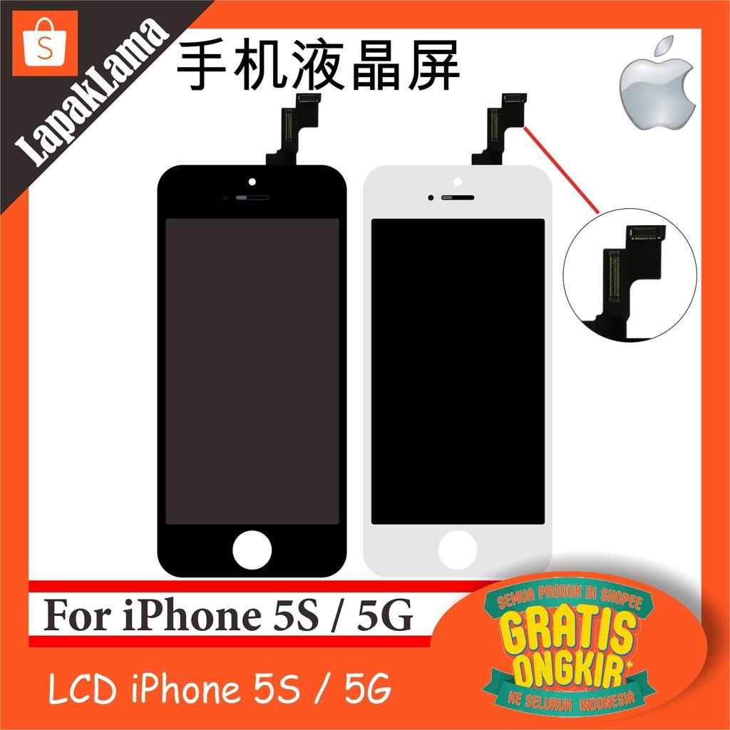 Sparepart Lcd + Touchscreen For Iphone 5S / 5G Fullset Original Aa+