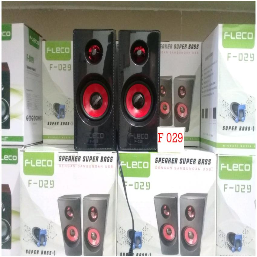 Fleco F 029 Speaker Super Bass Digital Audio Komputer BMS 774AT