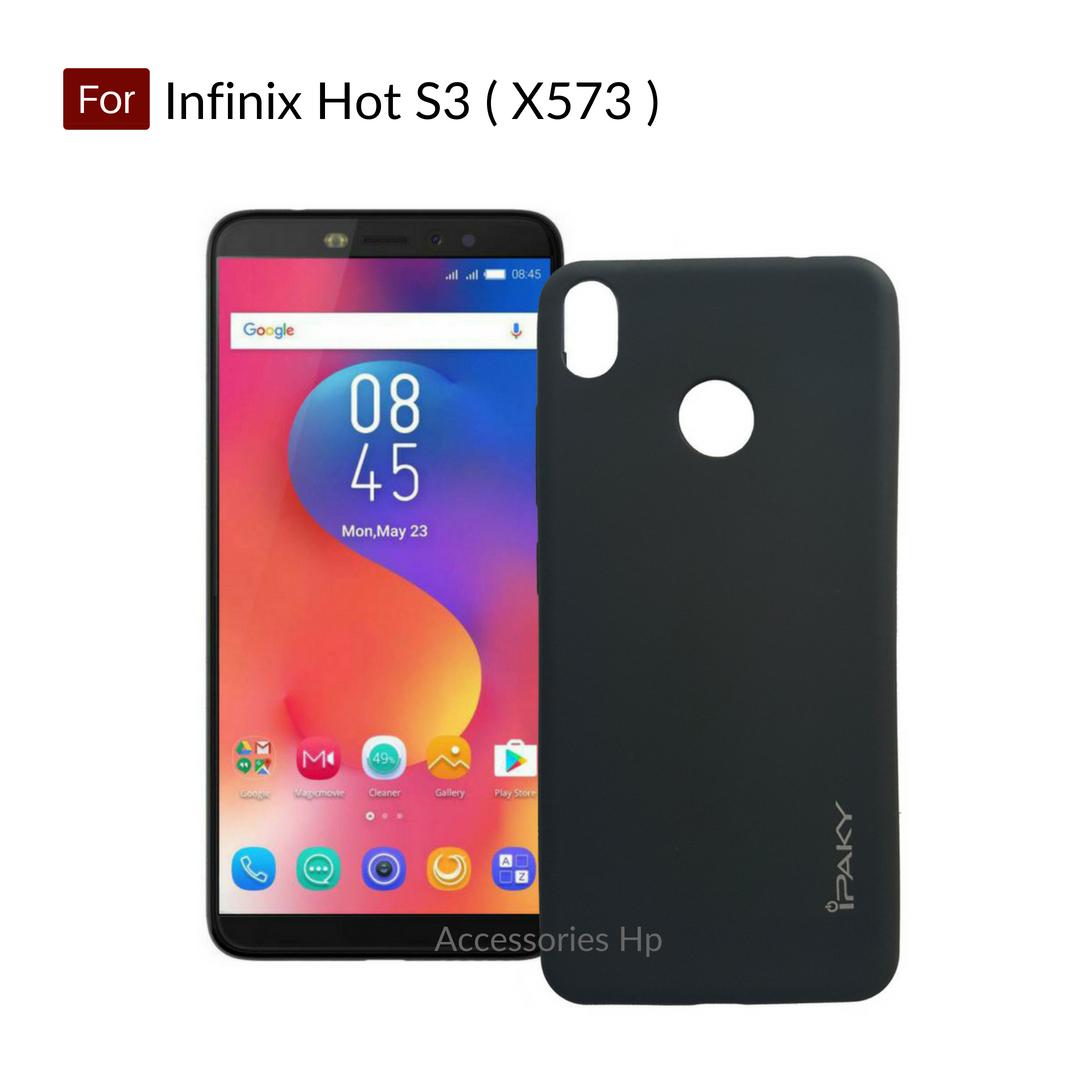 Accessories Hp iPaky Super Slim Matte Anti Fingerprint Hybrid Case for Infinix Hot S3 ( X573 ) - Black