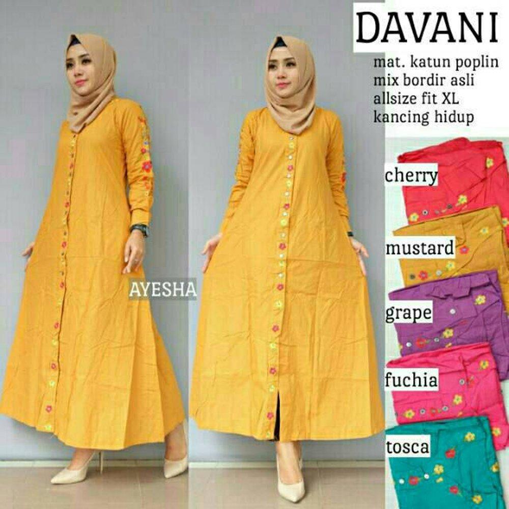 Davani Fiola Renata audia zalora annasui maxi dress Murah Wanita Gamis Syari Baju muslim di lapak Risky jersy 99 rohmat_sahid