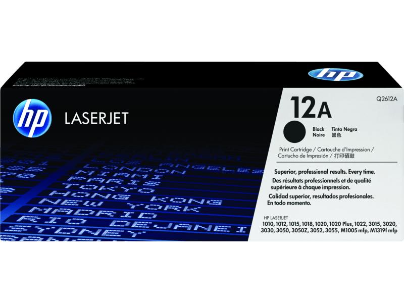 HP LJ 1000/3000 Series Black Crtg (Q2612A)