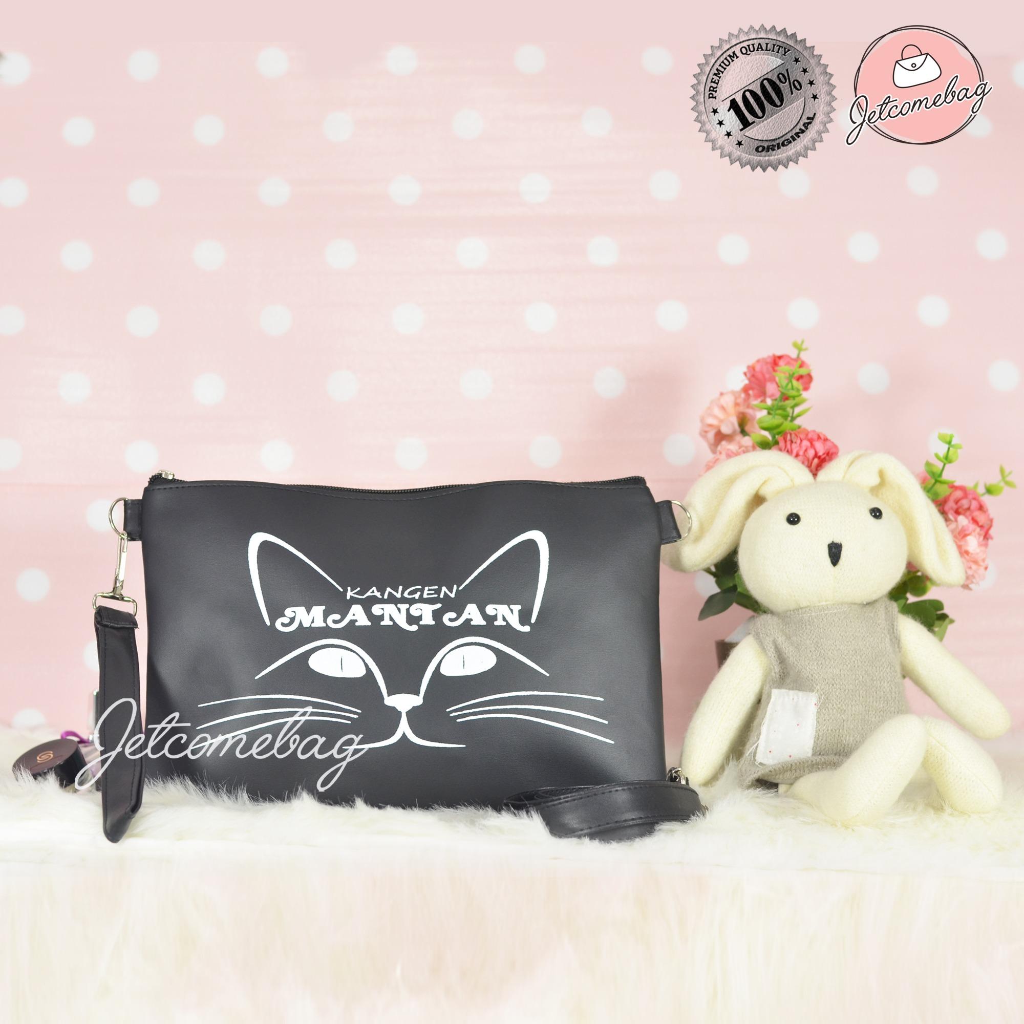 Tas Wanita Termurah Clutch Bag Kangen Mantan JETCOMEBAG - Black Best Seller