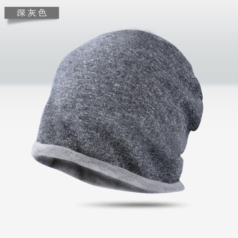 Orang Trendi Sarung Bantal Baru Bagian Tipis Topi Korea Modis Gaya Pria atau Wanita (T032 Lapisan Tunggal Titik Terang biru Tua)
