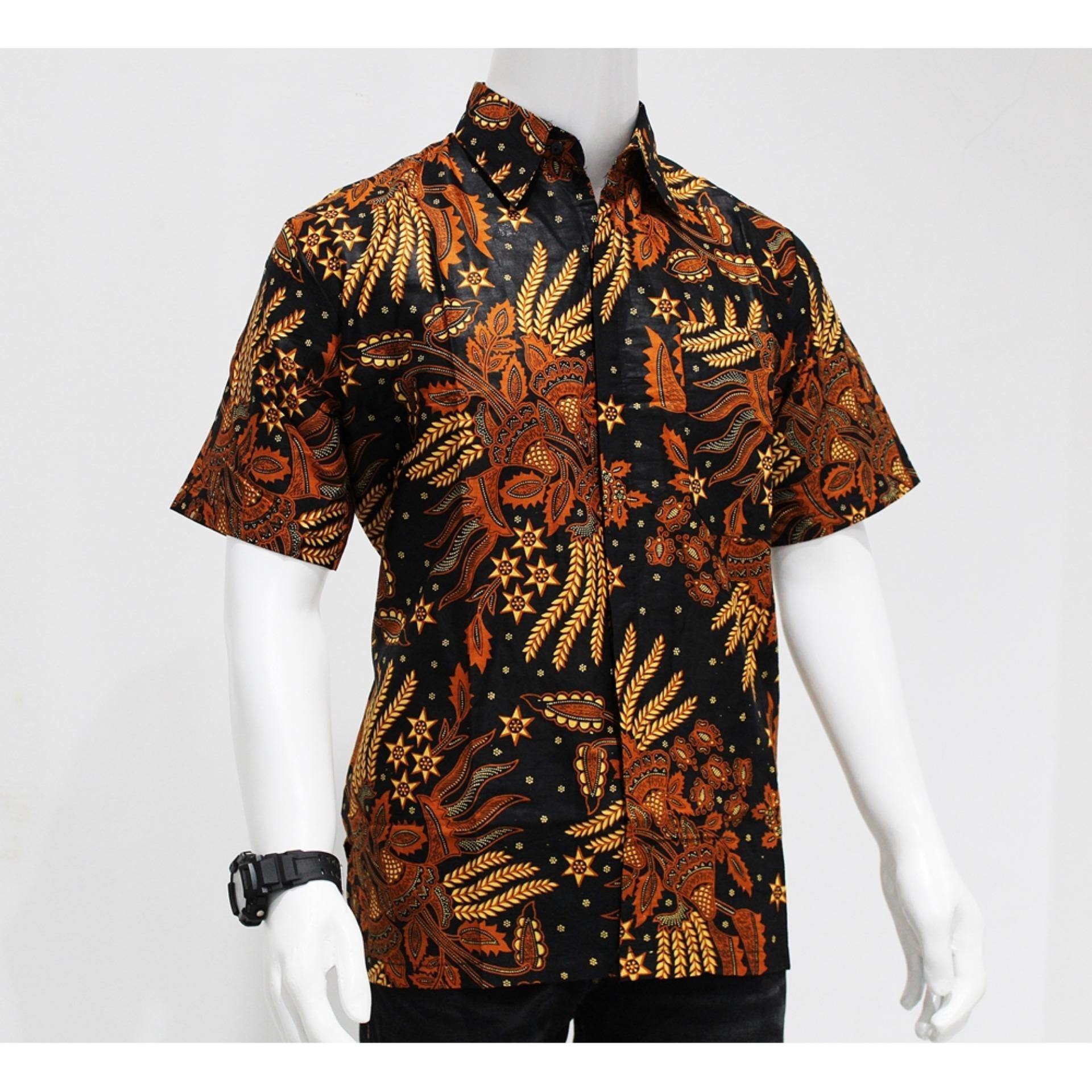 Kemeja Batik Pria Terbaik & Terbaru BATIK PRIA BATIK PEKALONGAN HEM BATIK PRIA MODERN KEMEJA BATIK PRIA MOTIF 025