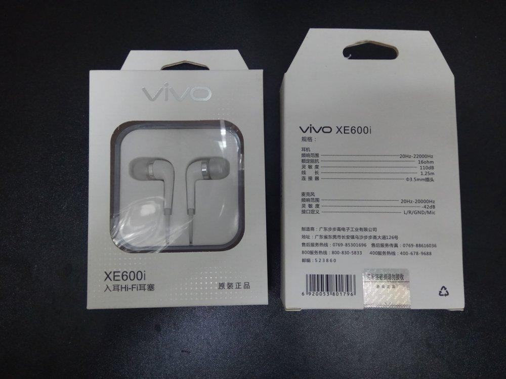 Vivo Handsfree / In Ear EX600i HD Sound HI-FI With Mic Original