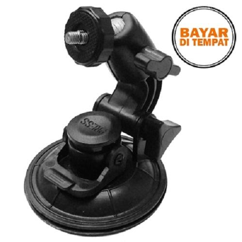 Rimas Car Window Suction Cup Tripod - Black / Hitam Pegangan Holder Tempat Kamera Camera Hp Handphone Berkualitas