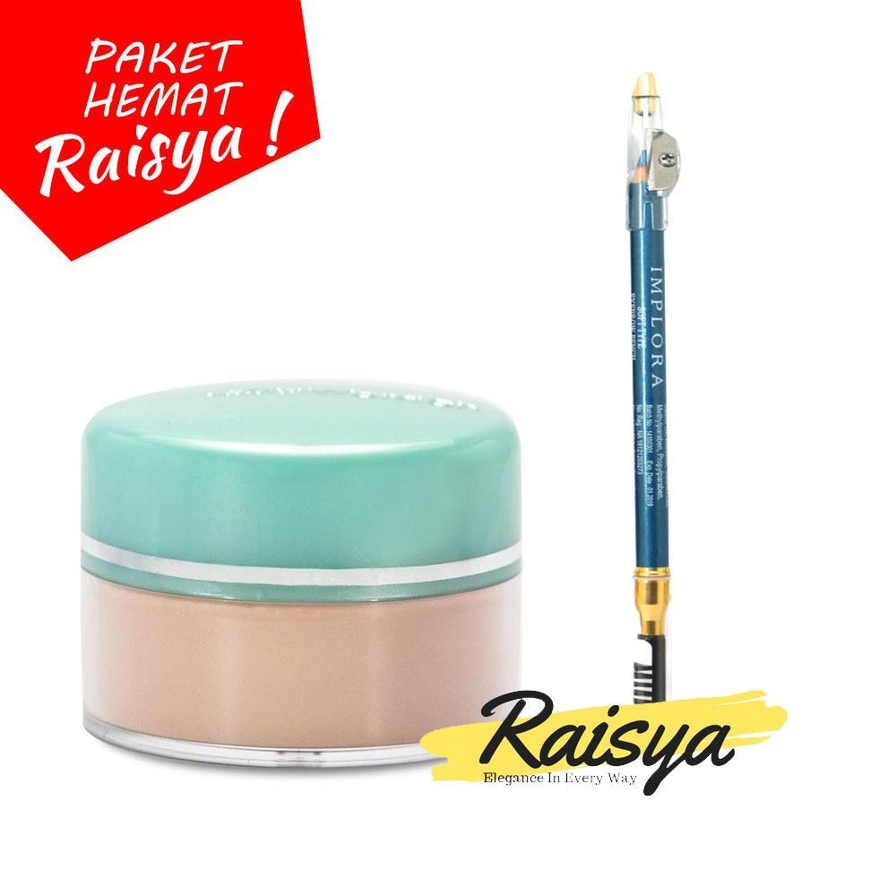Wardah Everyday Luminous Face Powder - Bedak Tabur - 04 Natural Free Implora Pensil Alis Biru Resmi BPOM
