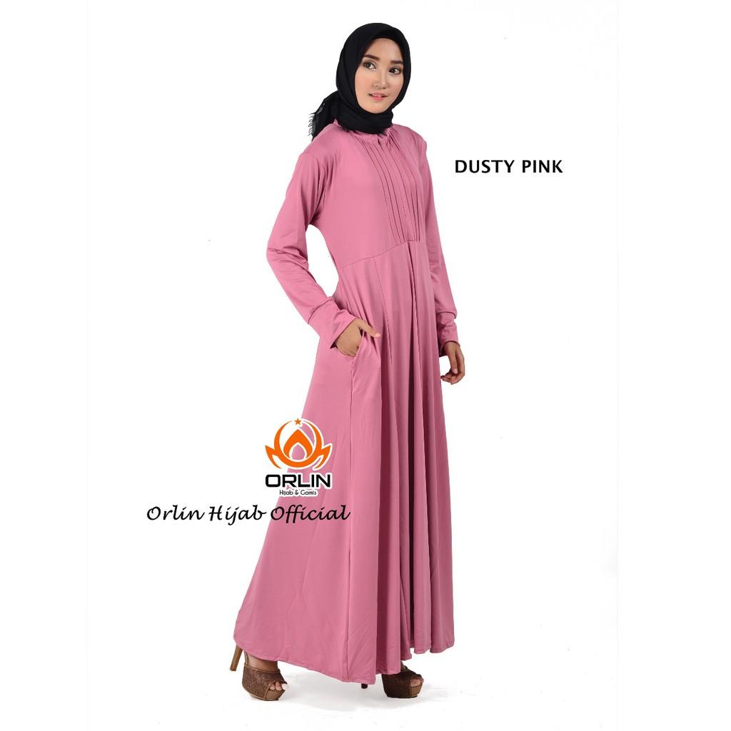 ORLIN GAMIS POLOS JERSEY SIZE L CUTTING UMBRELLA BUSUI SUPPORT KODE GL-001 (POST. 2) (MERAH BATA)