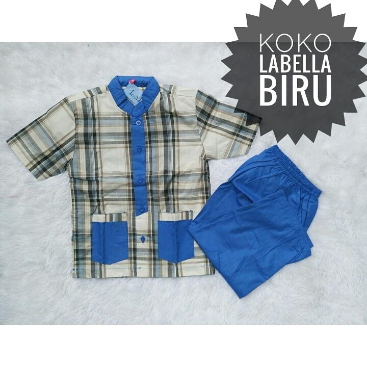 KOKO ANAK MERK LABELLA WARNA BIRU