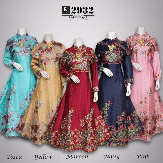 Toko Kirana Surabaya Gamis maxi dress baju gaun pesta busana muslim Jaguar Premium 932