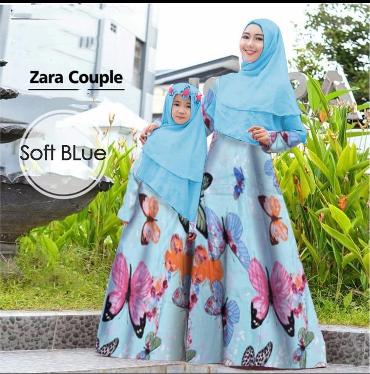 BRONZE STORE-COUPLE GAMIS SYARI KATUN JEPANG PASANGAN IBU DAN ANAK PLUS KHIMAR